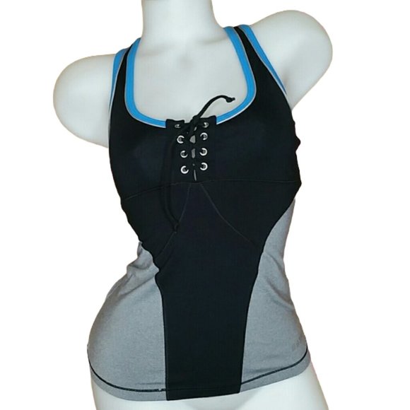 bebe Tops - Bebe Sport Black / Blue / Gray Tank Size XS
